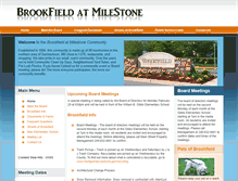 Tablet Screenshot of brookfieldmilestone.com